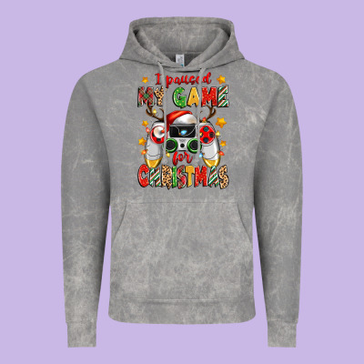 Vintage Hoodie i paused my game for christmas