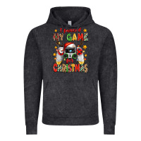 Vintage Black i paused my game for christmas Vintage Hoodie - Zillion Design Studio