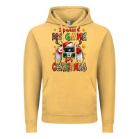 Vintage Mustard i paused my game for christmas Vintage Hoodie - Zillion Design Studio