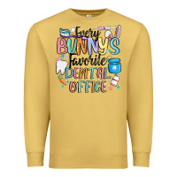 Antique Gold every bunnys favorite dental office Premium Sweatshirt - MaliasSmallBusiness