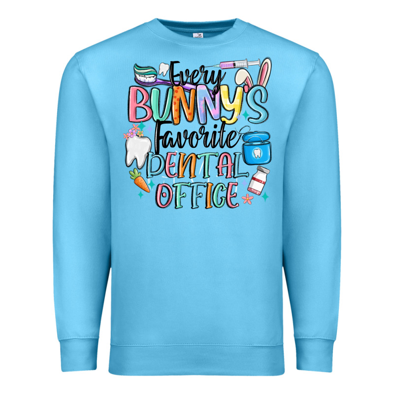 Every Bunnys Favorite Dental Office Premium Sweatshirt by MaliasSmallBusiness | Teevron