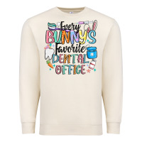 Sandshell every bunnys favorite dental office Premium Sweatshirt - MaliasSmallBusiness