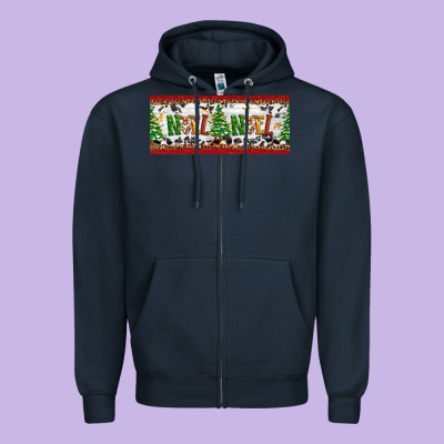 Noel Zipper Hoodie Designed By Artiststas
