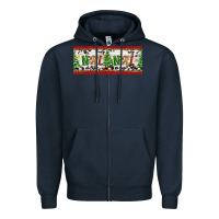 Navy Noel Zipper Hoodie - Artiststas