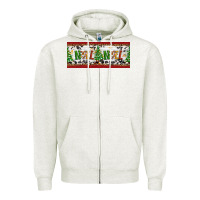 Oatmeal Heather Noel Zipper Hoodie - Artiststas