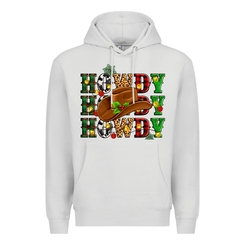 Howdy Howdy Howdy Christmas Premium Hoodie by MaliasSmallBusiness | Teevron