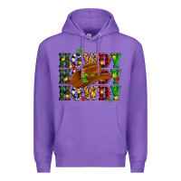 Purple Howdy Howdy Howdy christmas Premium Hoodie - MaliasSmallBusiness