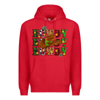 Red Howdy Howdy Howdy christmas Premium Hoodie - MaliasSmallBusiness
