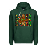 Sports Green Howdy Howdy Howdy christmas Premium Hoodie - MaliasSmallBusiness