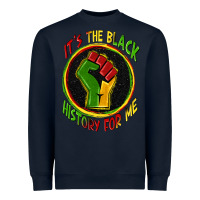Navy it's the black history for me Heavyweight Sweatshirt - Zillion Design Studio