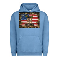 Pigment Pebble Blue proud veteran veterans day Urban Hoodie - Jasminsmagicworld