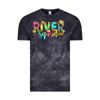 Cloud Black river squad with leopard Vintage Tee - texasbilliewilder