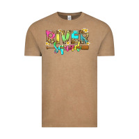 Vintage Coffee river squad with leopard Vintage Tee - texasbilliewilder