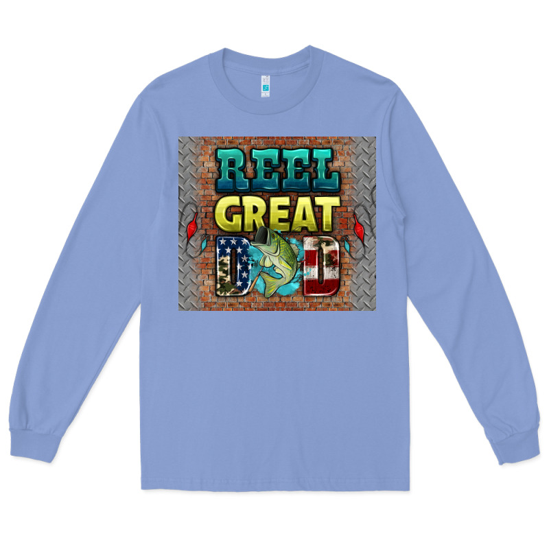 Reel Great Dad Long Sleeve Tee by HRA Design Shop | Teevron