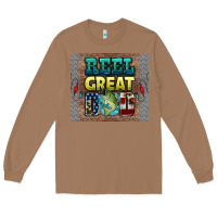 Toasted Coconut reel great dad Long Sleeve Tee - HRA Design Shop