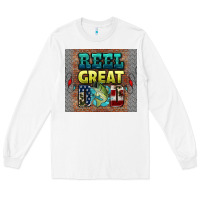 White reel great dad Long Sleeve Tee - HRA Design Shop