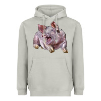Moon Dust Landrace Pig Heavyweight Hoodie - LillyAllenDesigns