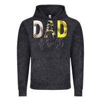 Vintage Black dad of both with softball and baseball Vintage Hoodie - texasbilliewilder