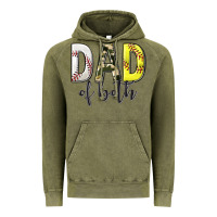 Vintage Olive dad of both with softball and baseball Vintage Hoodie - texasbilliewilder