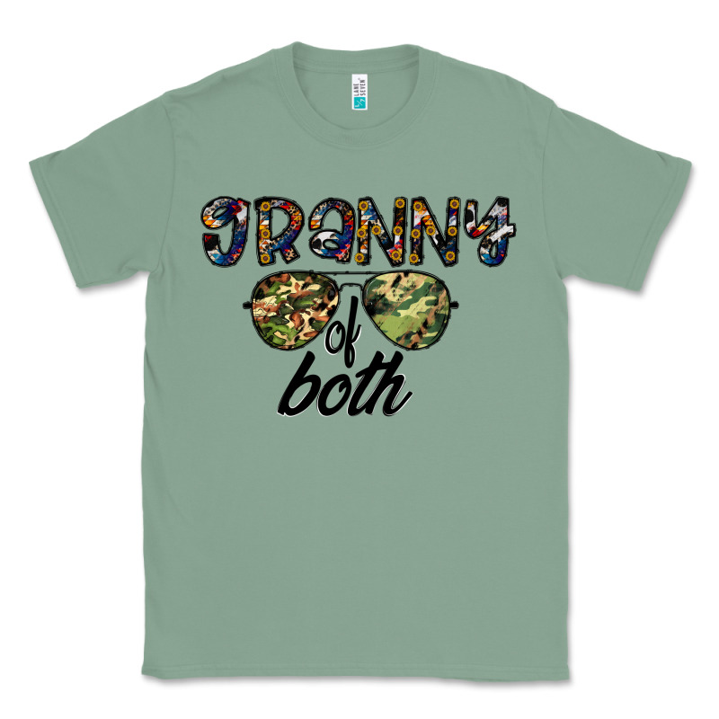 Granny Of Both Classic Tee by CowhideDigitalArt | Teevron
