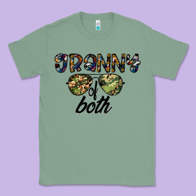 Granny Of Both Classic Tee Designed By Cowhidedigitalart