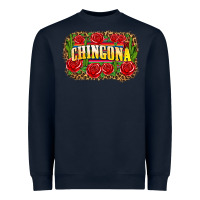Navy chingona Heavyweight Sweatshirt - Zillion Design Studio