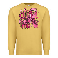 Antique Gold a cure fighting for Premium Sweatshirt - MaliasSmallBusiness