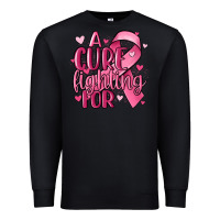 Black a cure fighting for Premium Sweatshirt - MaliasSmallBusiness