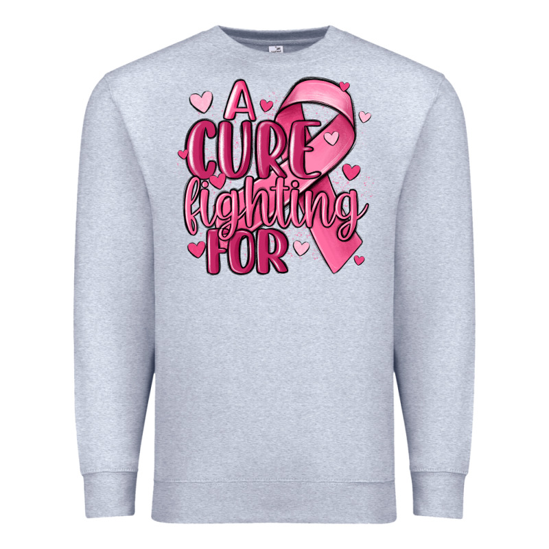 A Cure Fighting For Premium Sweatshirt by MaliasSmallBusiness | Teevron