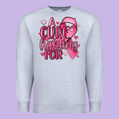 A Cure Fighting For Premium Sweatshirt Designed By Maliassmallbusiness