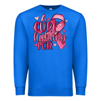 True Royal a cure fighting for Premium Sweatshirt - MaliasSmallBusiness