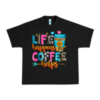 Black life happens coffee helps Urban Heavy Tee - Zillion Design Studio