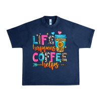 Navy life happens coffee helps Urban Heavy Tee - Zillion Design Studio