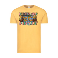 Vintage Mustard keep on telling yourself i'm not pretty Vintage Tee - Zillion Design Studio
