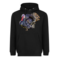 Black Bronze Turkey Heavyweight Hoodie - LillyAllenDesigns