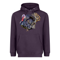 Plum Bronze Turkey Heavyweight Hoodie - LillyAllenDesigns