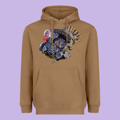 Bronze Turkey Heavyweight Hoodie Designed By Lillyallendesigns