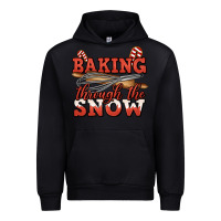Black baking through the snow christmas Urban Hoodie - Jasminsmagicworld