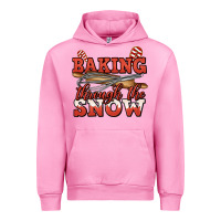 Fuchsia Pink baking through the snow christmas Urban Hoodie - Jasminsmagicworld