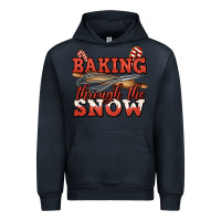 Navy baking through the snow christmas Urban Hoodie - Jasminsmagicworld