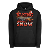 Pigment Black baking through the snow christmas Urban Hoodie - Jasminsmagicworld
