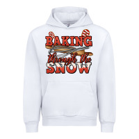 White baking through the snow christmas Urban Hoodie - Jasminsmagicworld