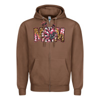 Chestnut cheer mom Zipper Hoodie - Jasminsmagicworld