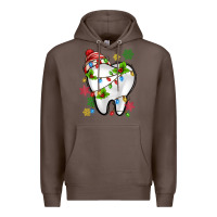 Coffee Christmas Teeth Dentist Premium Hoodie - MaliasSmallBusiness