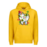 Lemon Christmas Teeth Dentist Premium Hoodie - MaliasSmallBusiness
