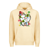 Pina Colada Christmas Teeth Dentist Premium Hoodie - MaliasSmallBusiness