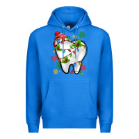 True Royal Christmas Teeth Dentist Premium Hoodie - MaliasSmallBusiness