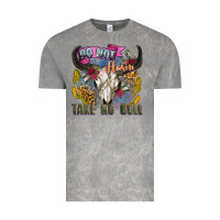 Cloud Rock do not harm take no bull cow skull Vintage Tee - Zillion Design Studio