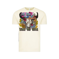Vintage Arctic do not harm take no bull cow skull Vintage Tee - Zillion Design Studio