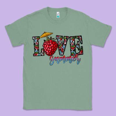 Love Summer Classic Tee Designed By Cowhidedigitalart